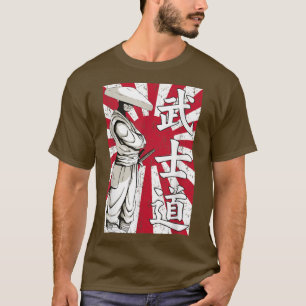Camiseta Samurai Japón Ninja Otaku Katana espada Japón Fl