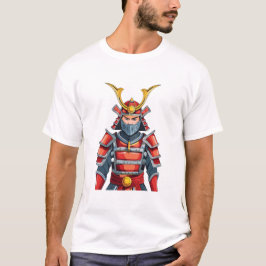 Camiseta samurái japonés