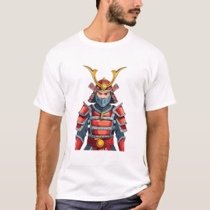 Camiseta samurái japonés
