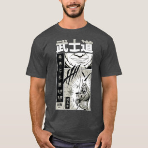 Camiseta Samurai japonés con kanji - Guay Japan Manga Com