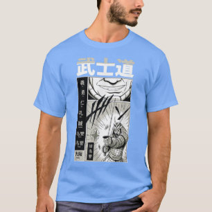 Camiseta Samurai japonés con kanji - Guay Japan Manga Com