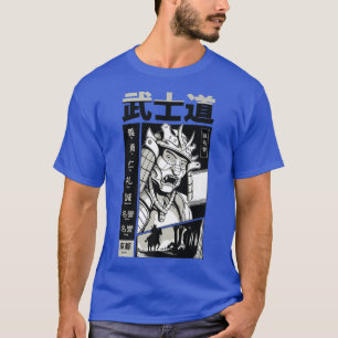 Camiseta Samurai japonés con Kanji Manga Japón Guerrero K