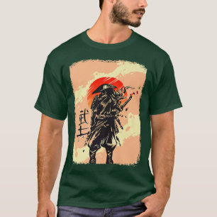 Camiseta Samurai japonés de artes marciales japonesas (2)