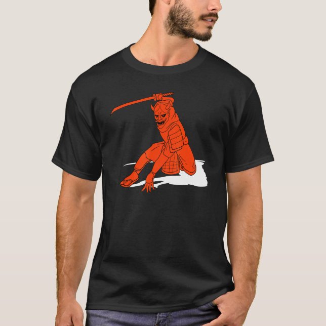 Camiseta Samurai japonés de Mythos Bushido Ronin (Anverso)