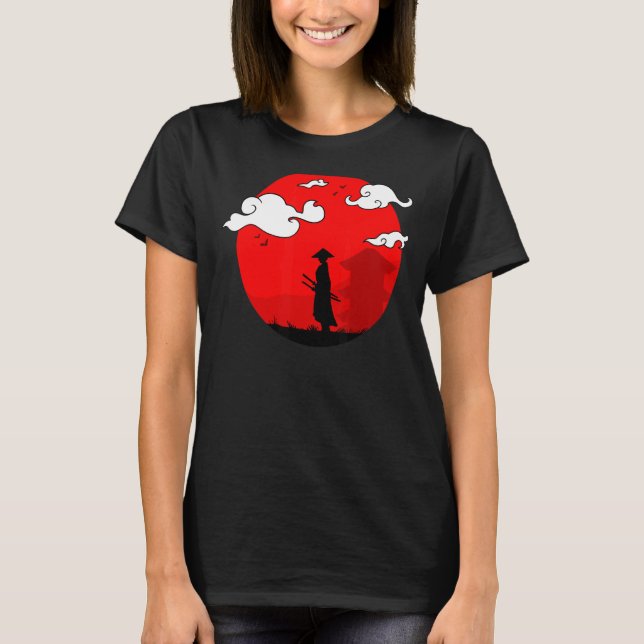 Camiseta Samurai japonés de Mythos Bushido Ronin (Anverso)