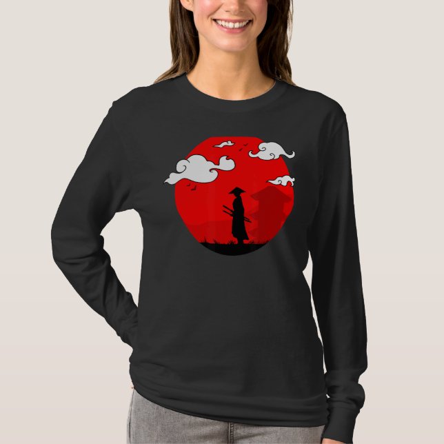 Camiseta Samurai japonés de Mythos Bushido Ronin (Anverso)