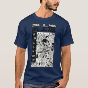 Camiseta Samurái japonés lucha contra la espada guerrera ja