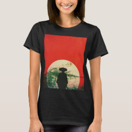 Camiseta Samurai japonés misterioso
