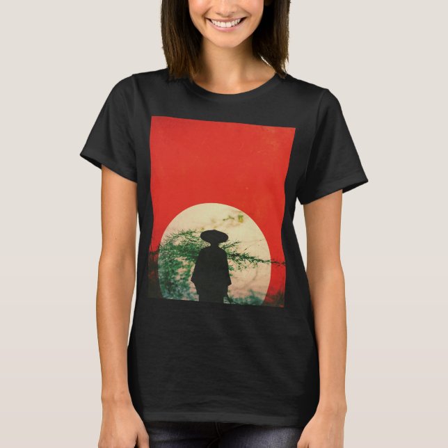 Camiseta Samurai japonés misterioso (Anverso)