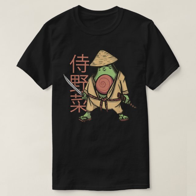 Camiseta Samurai Japonés Ninja Aguacate Kawaii Tattoo Graph (Diseño del anverso)