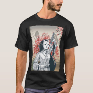 Camiseta Samurai Japonés - Sakura en flor de cerezo japonés