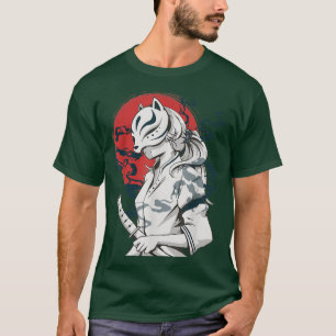 Camiseta Samurai japonés vintage - estilo japonés antiguo