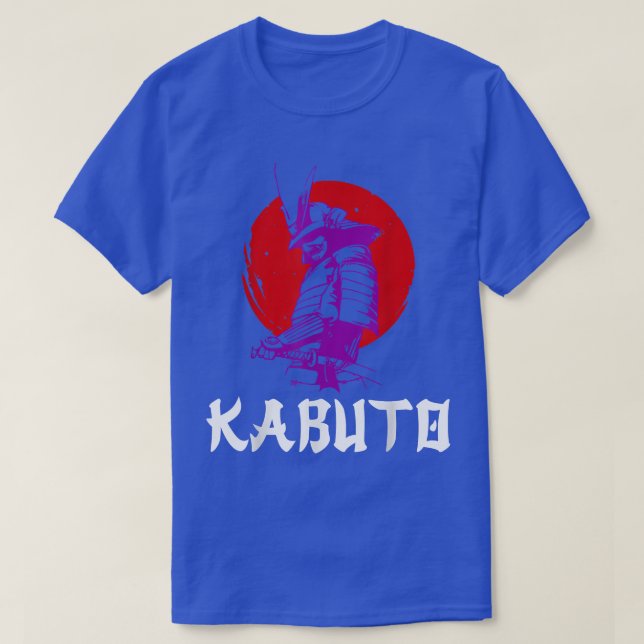 Camiseta Samurai Kabuto Ronin Mask y Katana Martial Arts (Diseño del anverso)