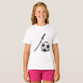 Camiseta Samurai Katana and Soccer Ball - Japan