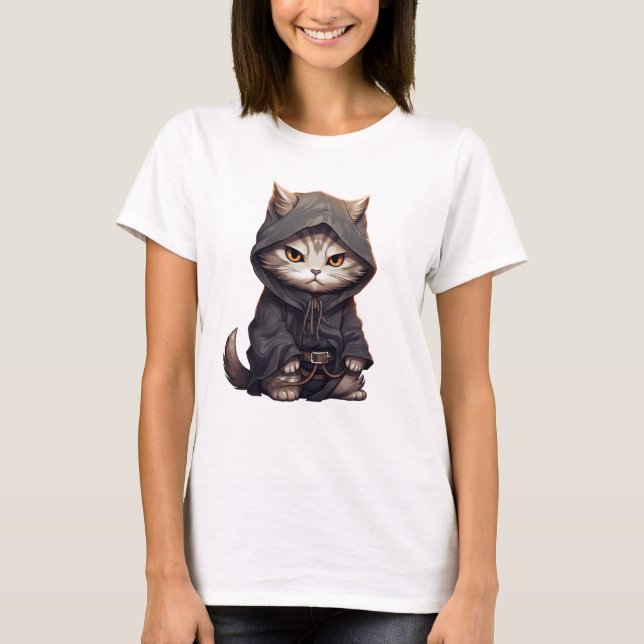 Camiseta Samurai Kitten (Anverso)