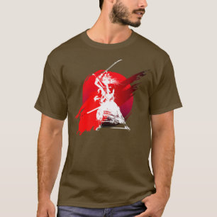 Camiseta Samurai, luchador japonés en artes marciales samur