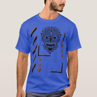 Camiseta Samurai mandala estilo verano ropa divertida
