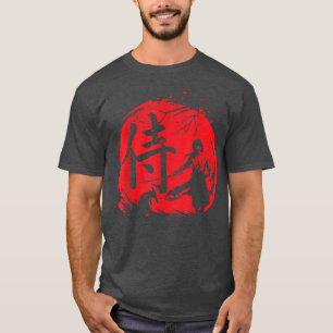 Camiseta Samurai Mask Shirt Samurai Swords Bushido Samurai