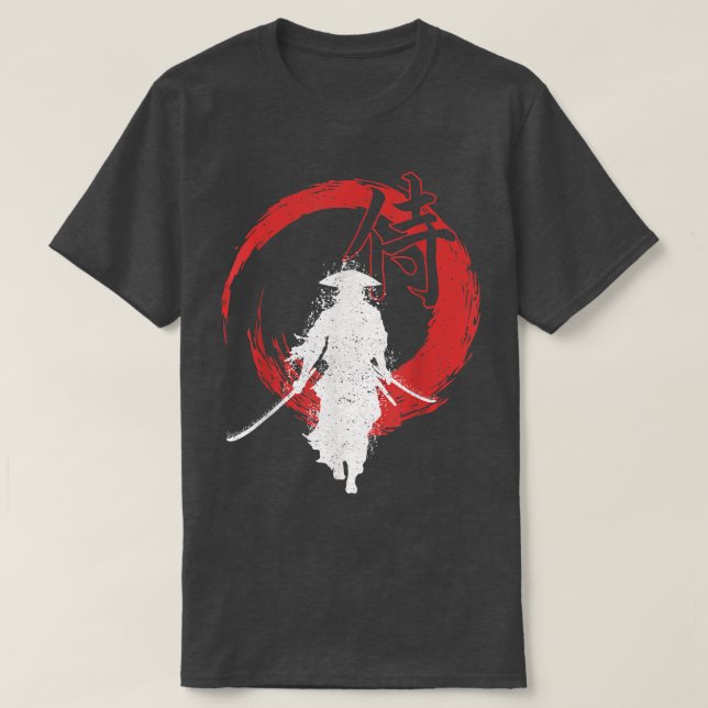 Camiseta Samurai Mask Shirt Samurai Swords Bushido Samurai  (Diseño del anverso)