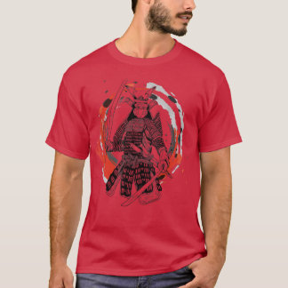 Camiseta Samurai Mask Shirt Samurai Swords Bushido Samurai