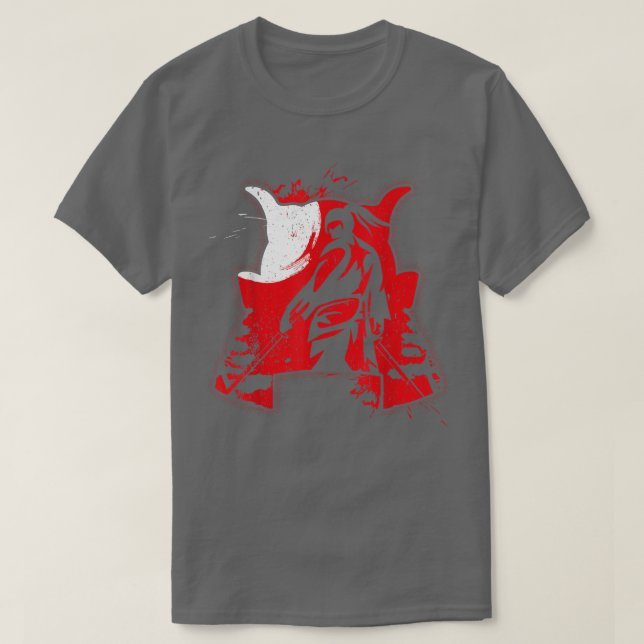 Camiseta Samurai Mask Shirt Samurai Swords Bushido Samurai (Diseño del anverso)