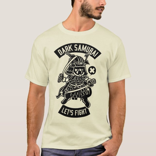 Camiseta Samurai oscuro (Anverso)