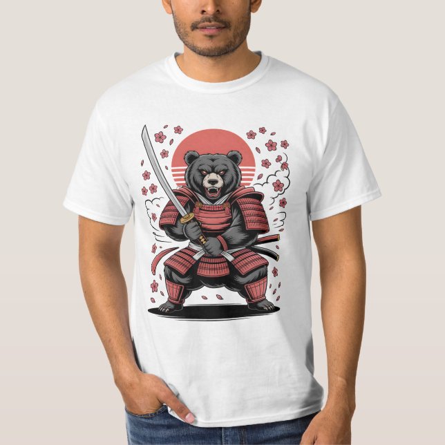 Camiseta Samurái Oso (Anverso)