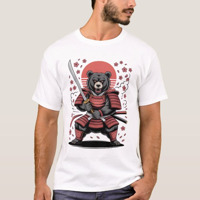 Camiseta Samurái Oso (Anverso)
