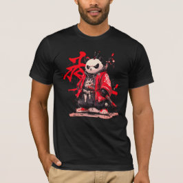 Camiseta Samurái panda.