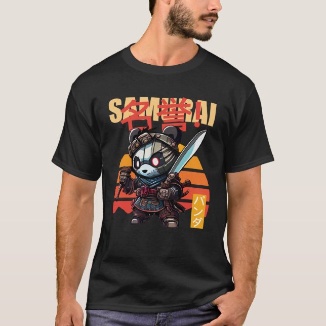 Camiseta Samurai Panda Boys Japan Fave (Anverso)