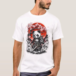 Camiseta Samurai Panda: El floreciente guerrero