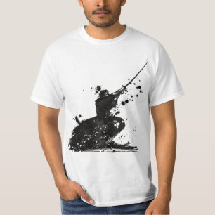 camiseta samurai para hombres