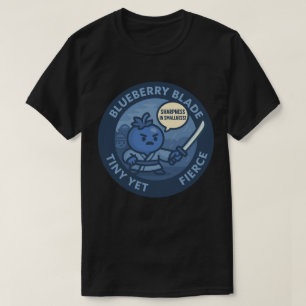 Camiseta Samurái Poderoso de Arándano Juguetón 
