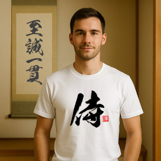Camiseta Samurai popular kanji [侍]