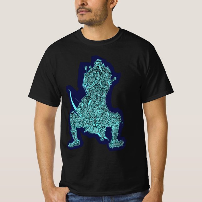 Camiseta Samurai, por Brian Benson (Anverso)