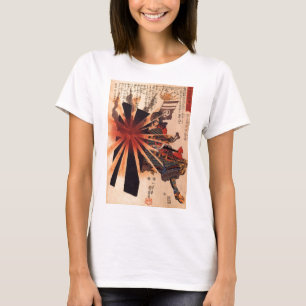 Camiseta Samurai que defiende contra cáscara de estallido