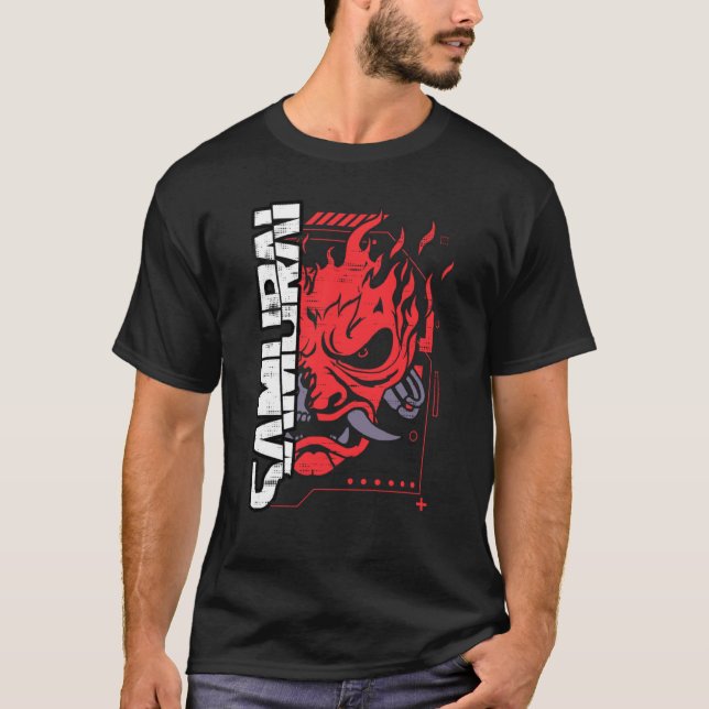 Camiseta samurai rock band vintage gift (Anverso)