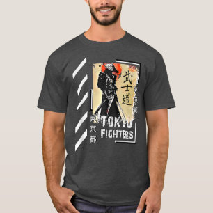 Camiseta Samurai Ronin Warrior Japan Tokyo Fighters Straw H