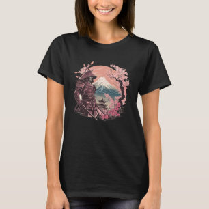 Camiseta Samurai sacude la guerra de Bushido retro japonés