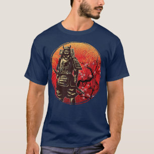 Camiseta Samurai Sakura, un guerrero de la cultura japonesa