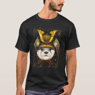 Camiseta Samurai Sea Otter Japonés Guerrero Bushido Japones