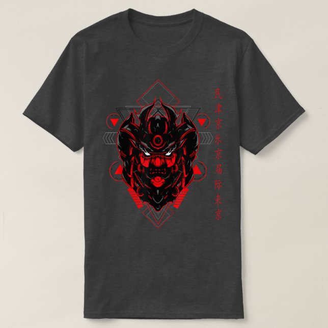 Camiseta Samurai shinigami warrior  (Diseño del anverso)