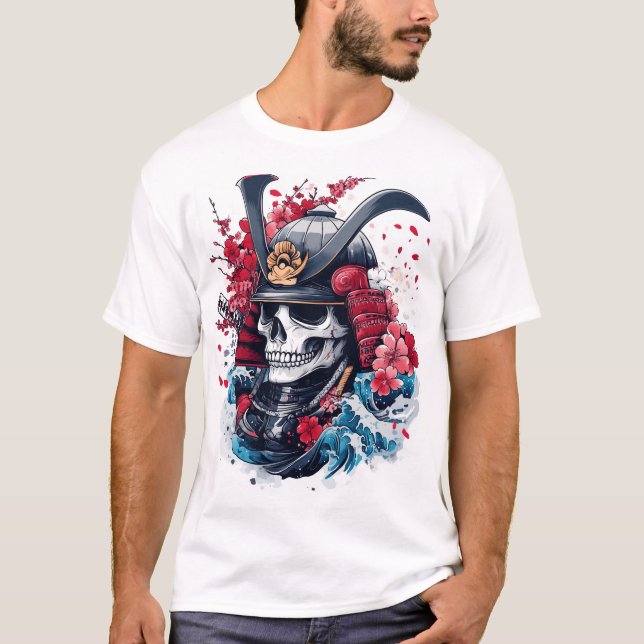 Camiseta Samurai Skull Warrior (Anverso)