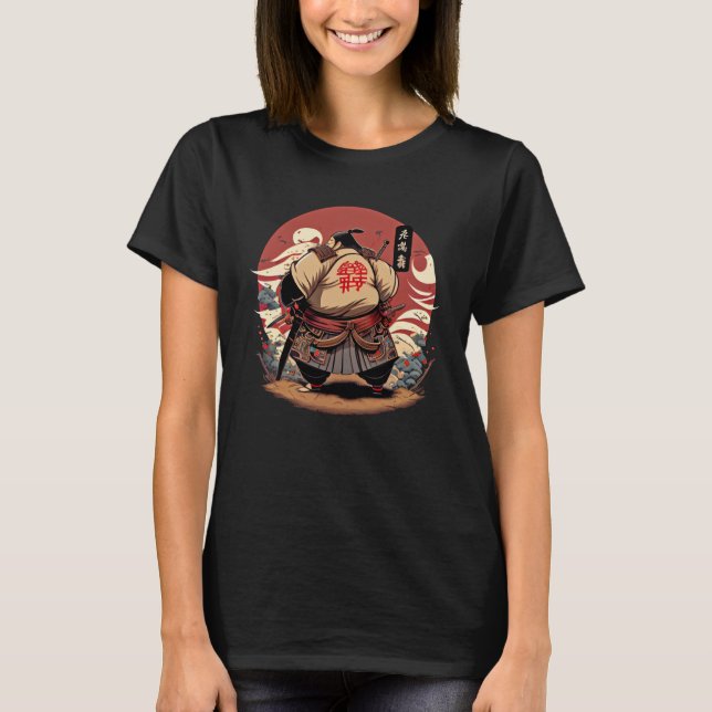 Camiseta Samurai Sumo Japón Sunta a Rikish Bushido Wrestler (Anverso)