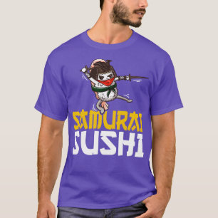 Camiseta Samurai Sushi Gracioso Sushi Chef Cocinero Regalo