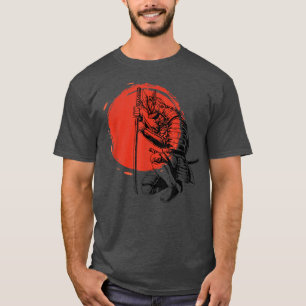 Camiseta Samurai Sword Samurai Gift Gracioso Samurai Amante