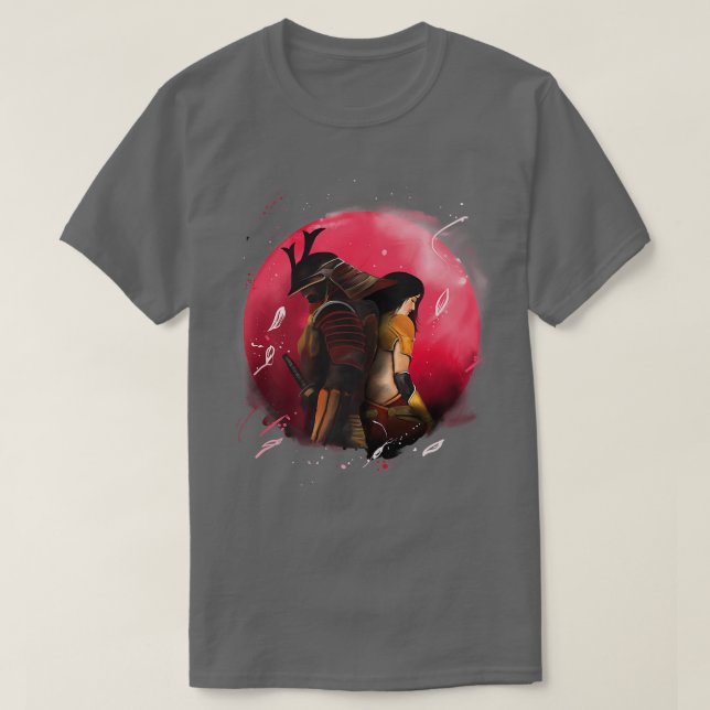 Camiseta Samurai Sword Samurai Japonés (Diseño del anverso)