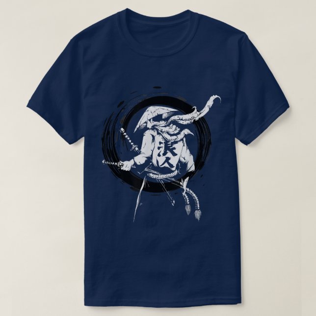 Camiseta Samurai Sword Samurai Ninjia Funny Gift (2) (Diseño del anverso)