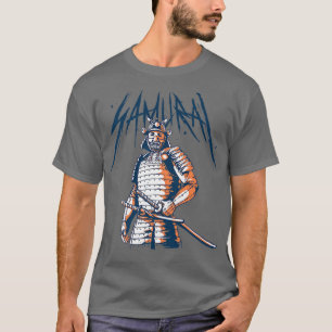 Camiseta Samurai T-Shirt Japonés Guerrero de la Espada Warr