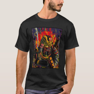 Camiseta Samurai Tattoo Guerrero japonés Bushido Ronin Japo